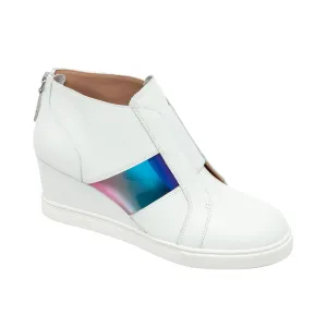 FLORENT | Sneaker Wedges with Multi-Colored Band