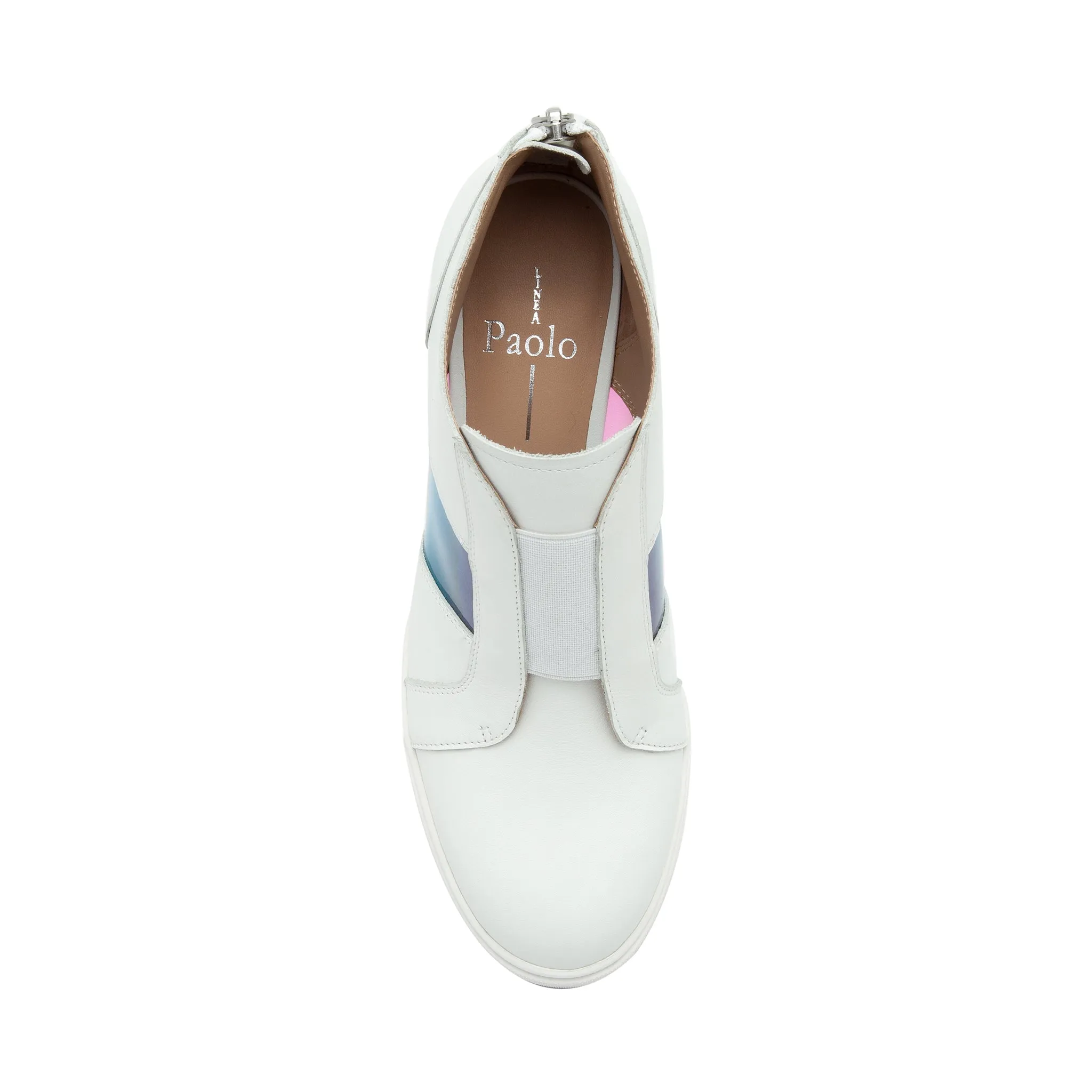 FLORENT | Sneaker Wedges with Multi-Colored Band