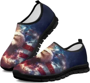 Flowers Casual House Shoes Breathable Mesh Sneakers for Women Comfort Soft Anti-Slip Shock Absorption EVA Sole Hiking Shoes for Outdoor Size 5.5-11.5 Black Sole
