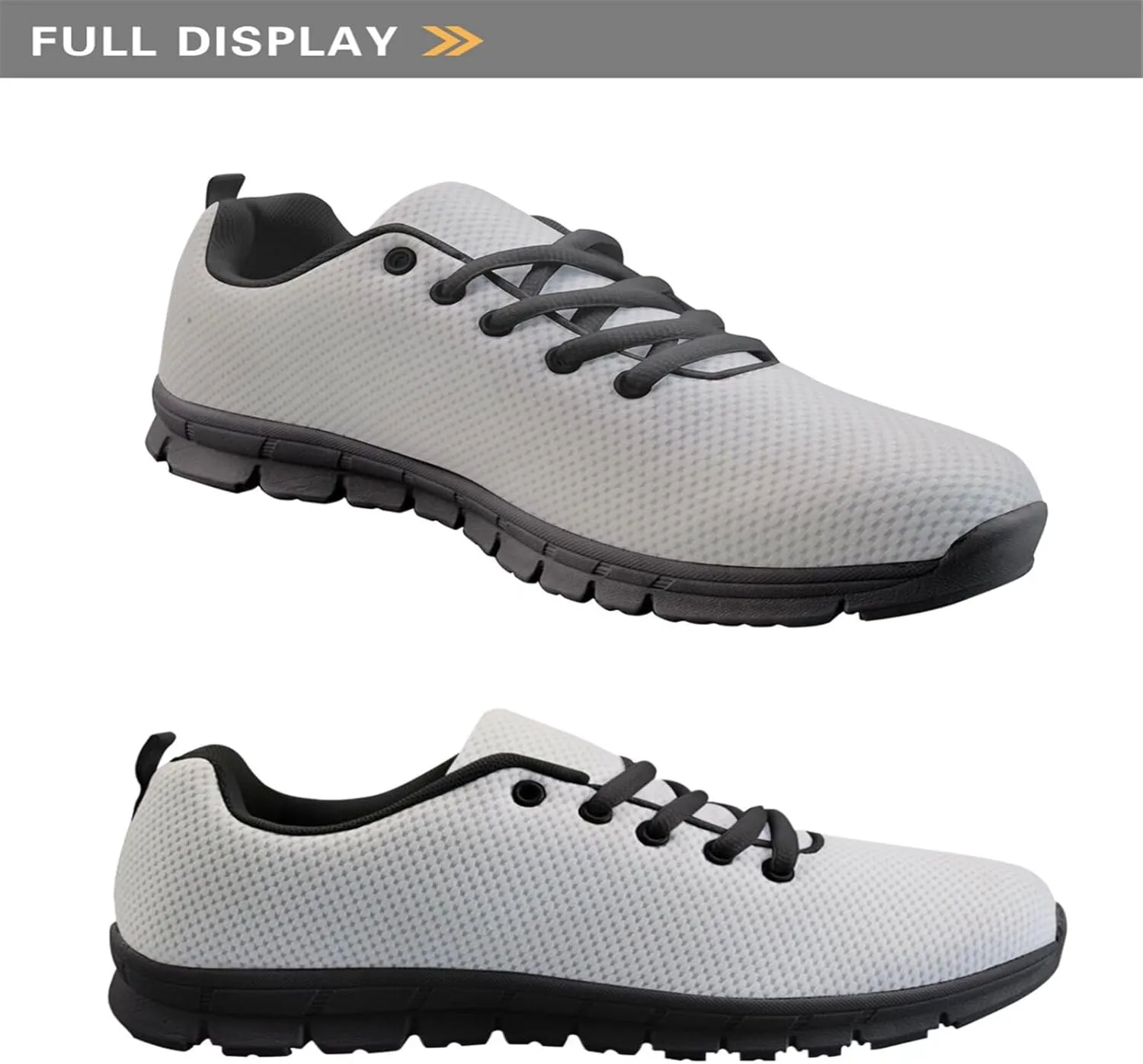 Forchrinse Grey Lion Women's Walking Shoes, Size 5, Casual, Athletic Shoe