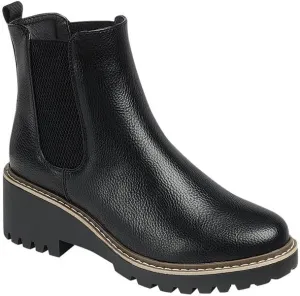 Forever Link Women's Round Toe Chelsea Lug Sole Platform Ankle Bootie
