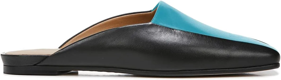 FOWT Women’s Closed Square Toe Loafers Slingback Wide Width Loafer Solid Color Low Heels Flats Mules Backless Slip On Comfort Driving Office Loafer Shoes Size 4 US