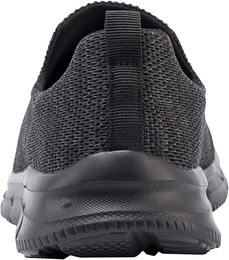 Frank Mully Men's Slip On Walking Shoes Lightweight Casual Knit Loafer Sneakers Comfortable Mesh Work Shoes Athletic Walking Shoes for Men Breathable