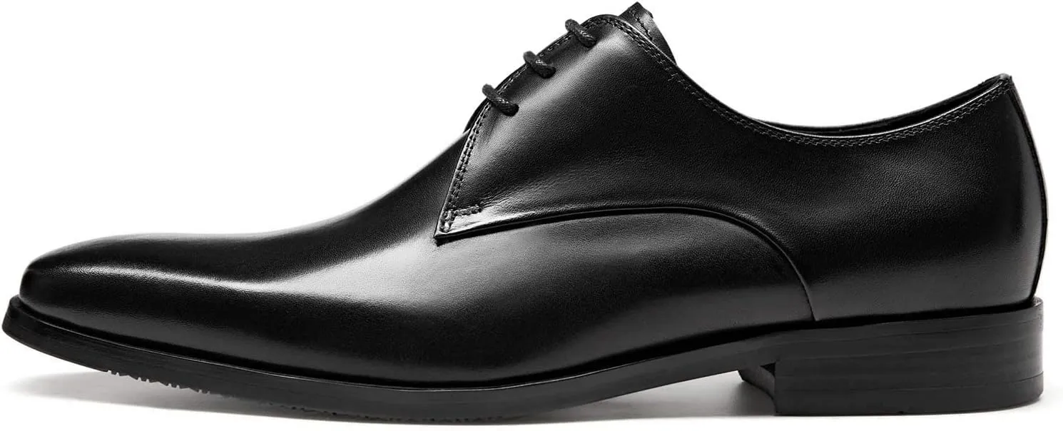 FRASOICUS Mens Oxford Shoes Genuine Leather Dress Shoes