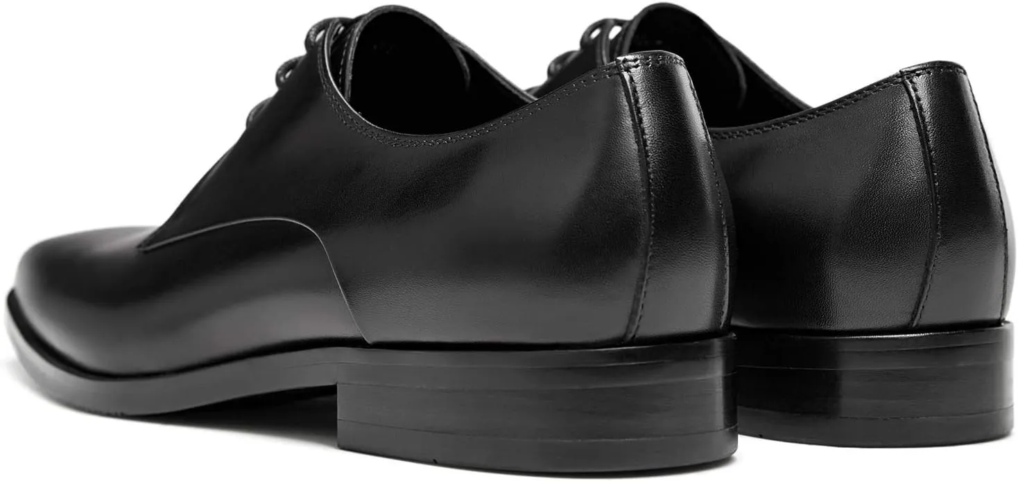 FRASOICUS Mens Oxford Shoes Genuine Leather Dress Shoes