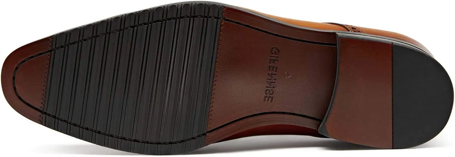 FRASOICUS Mens Oxford Shoes Genuine Leather Dress Shoes