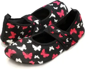 Futsole Women's Soft-Sided Shoes for Indoors/Outdoors, Foldable & Flexible Footwear for Sport, Exercise, Yoga or Travel, Dance Shoes