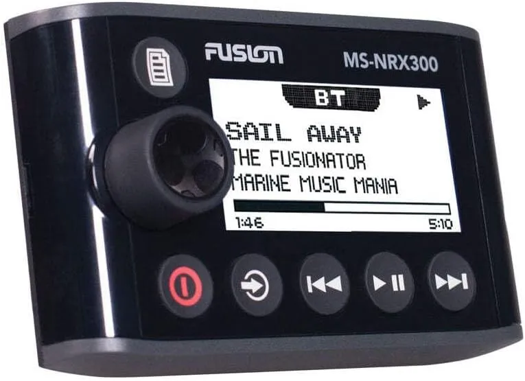 Garmin Fusion® MS-NRX300 Marine Wired Remote, with NMEA 2000®, 2.13" black