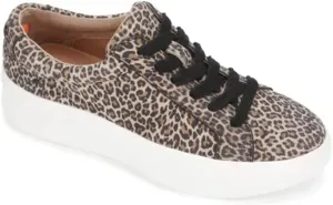 Gentle Souls by Kenneth Cole Women's Rosette Platform Sneaker, Fossil, 7 M US