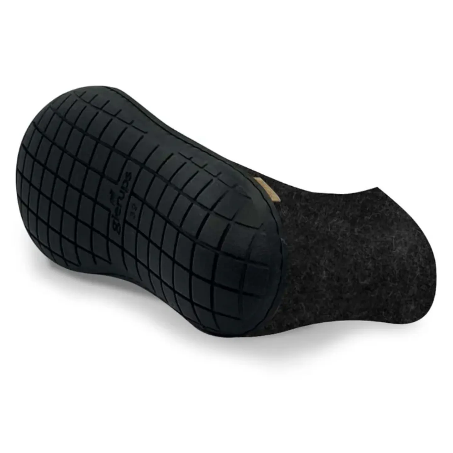 Glerups The Boot Charcoal - Black Rubber Sole