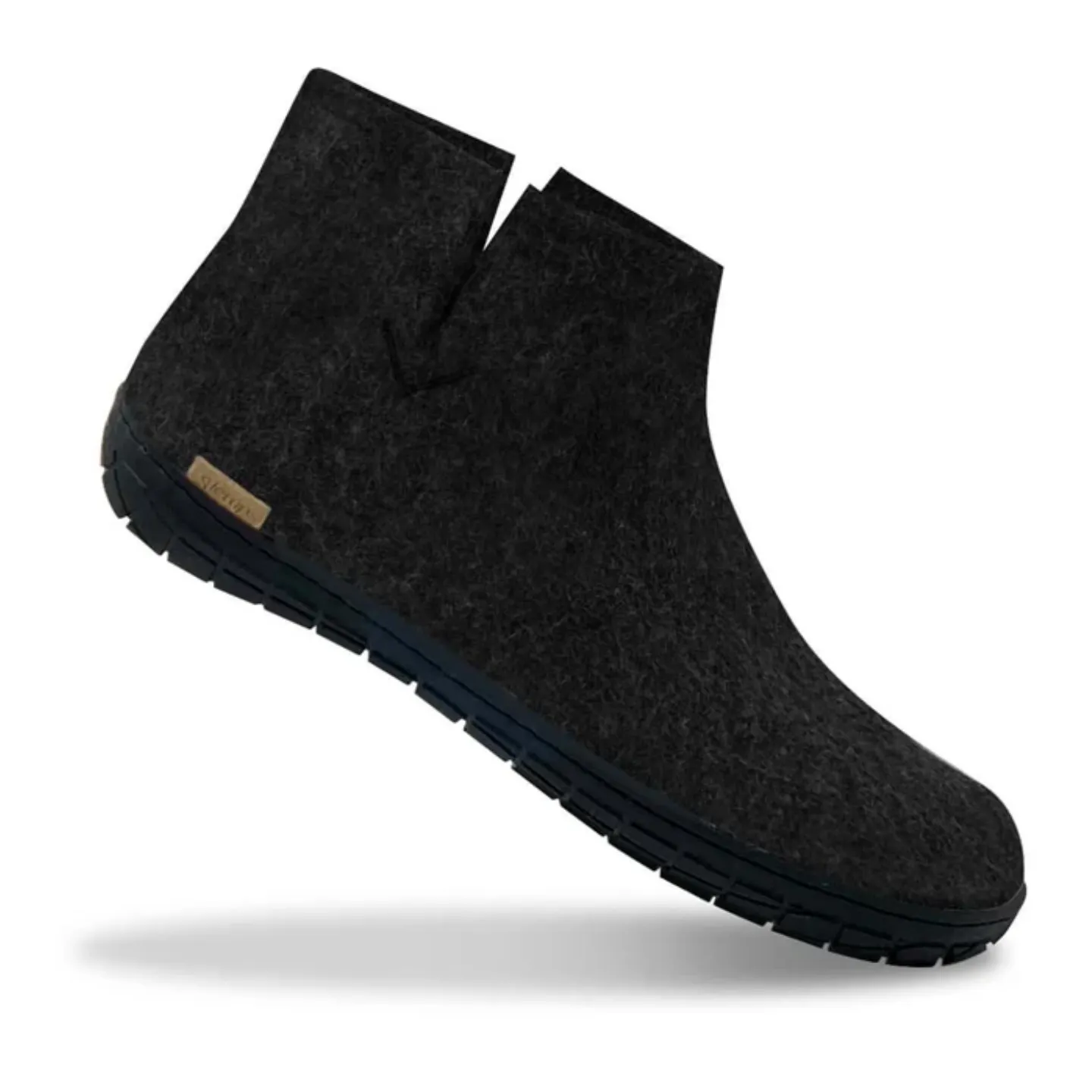 Glerups The Boot Charcoal - Black Rubber Sole