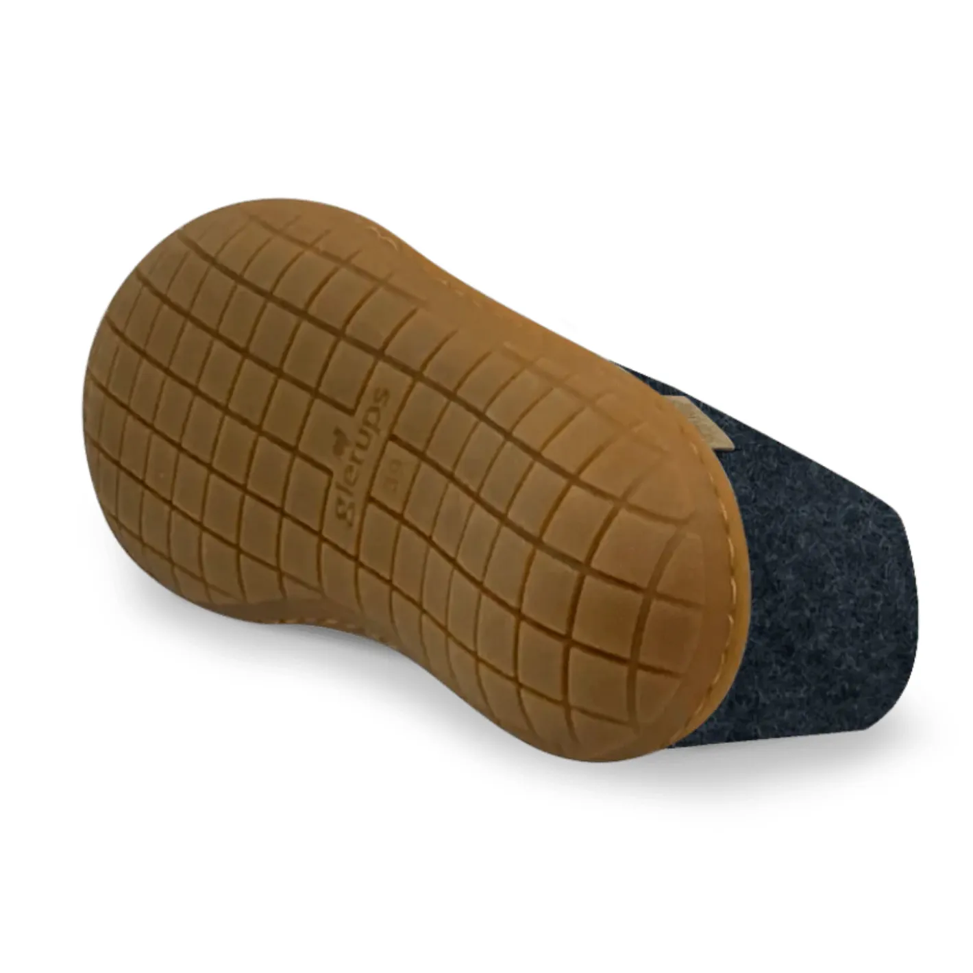 Glerups The Shoe Denim - Honey Rubber Sole