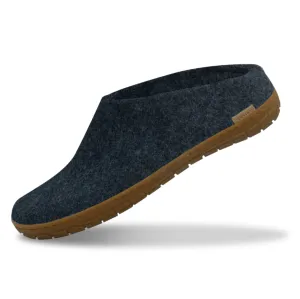 Glerups The Slip On Denim - Honey Rubber Sole