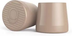GoGoHeel Quick Tips - The Original High Heel Protector & Heel Repair Caps - 4 Pairs Multipack (XS, S, M, L, Taupe)