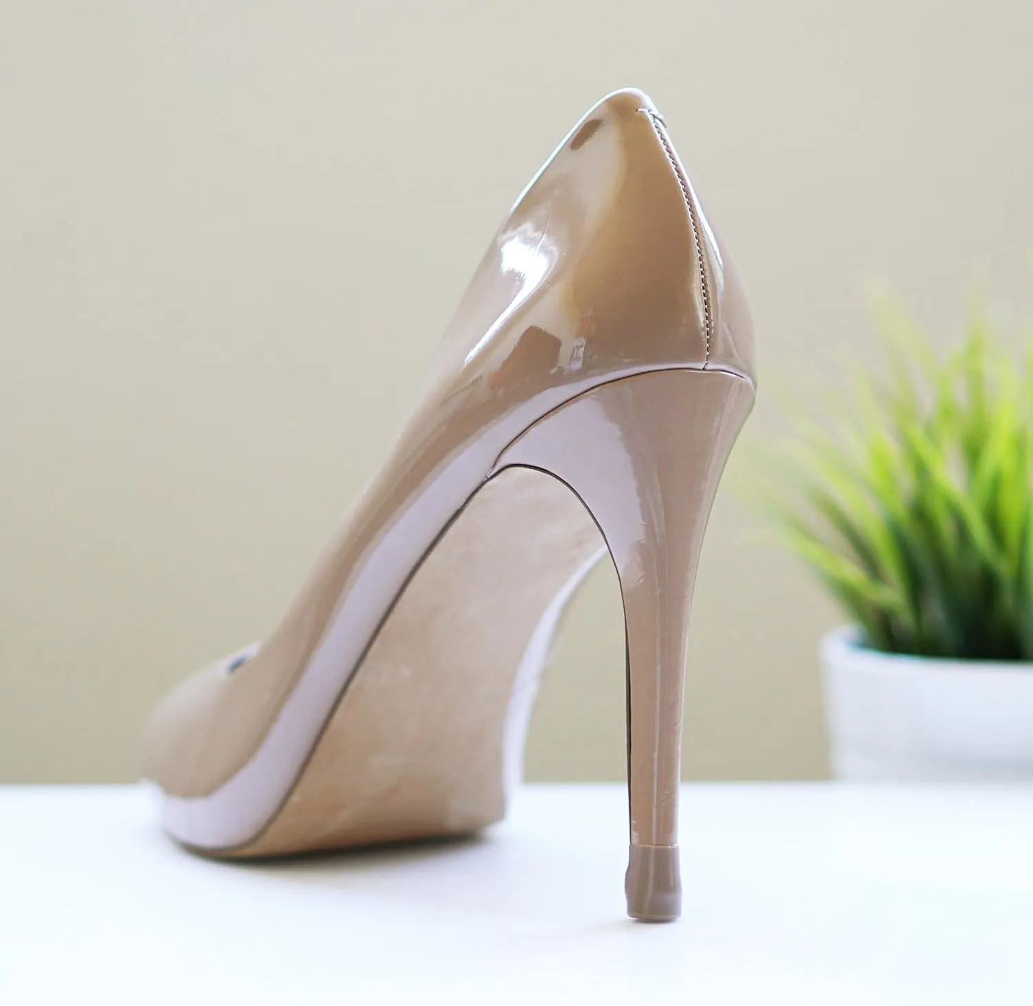 GoGoHeel Quick Tips - The Original High Heel Protector & Heel Repair Caps - 4 Pairs Multipack (XS, S, M, L, Taupe)