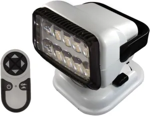 GoLight LED RadioRay Portable Searchlight with Wireless Handheld Remote, Magnetic Shoe, White, White