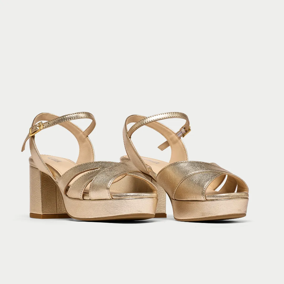 Gracie - Champagne metallic