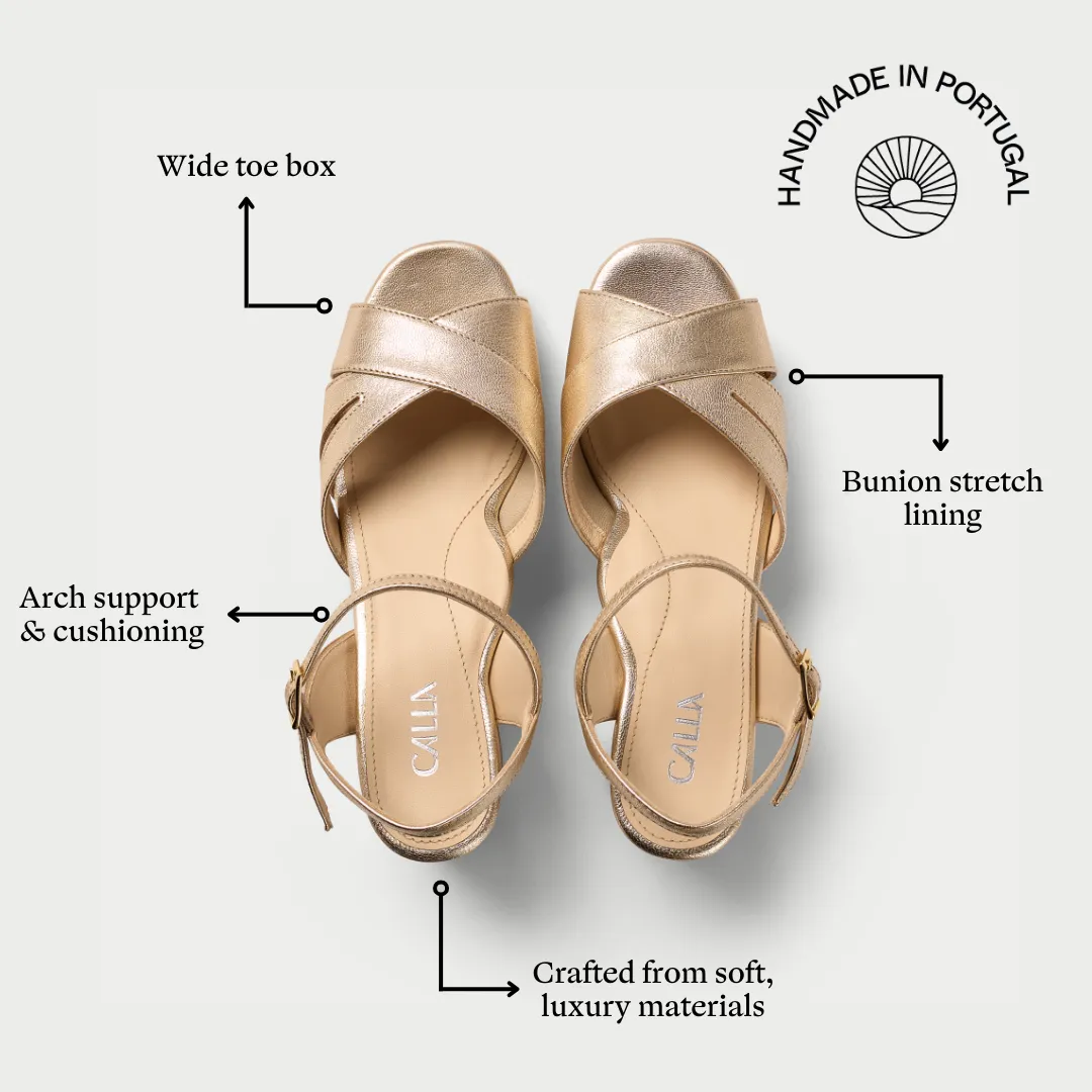 Gracie - Champagne metallic