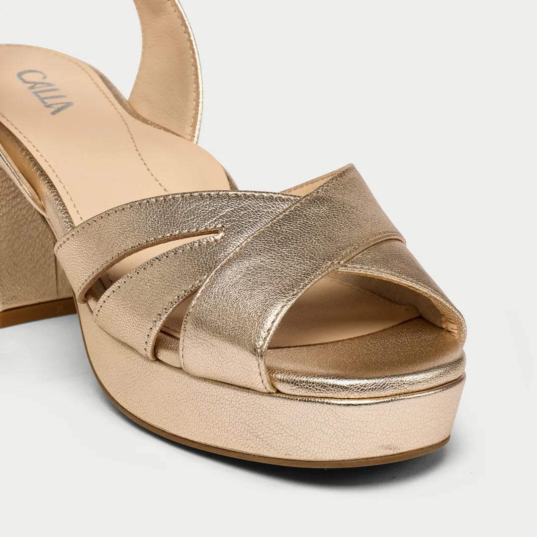 Gracie - Champagne metallic