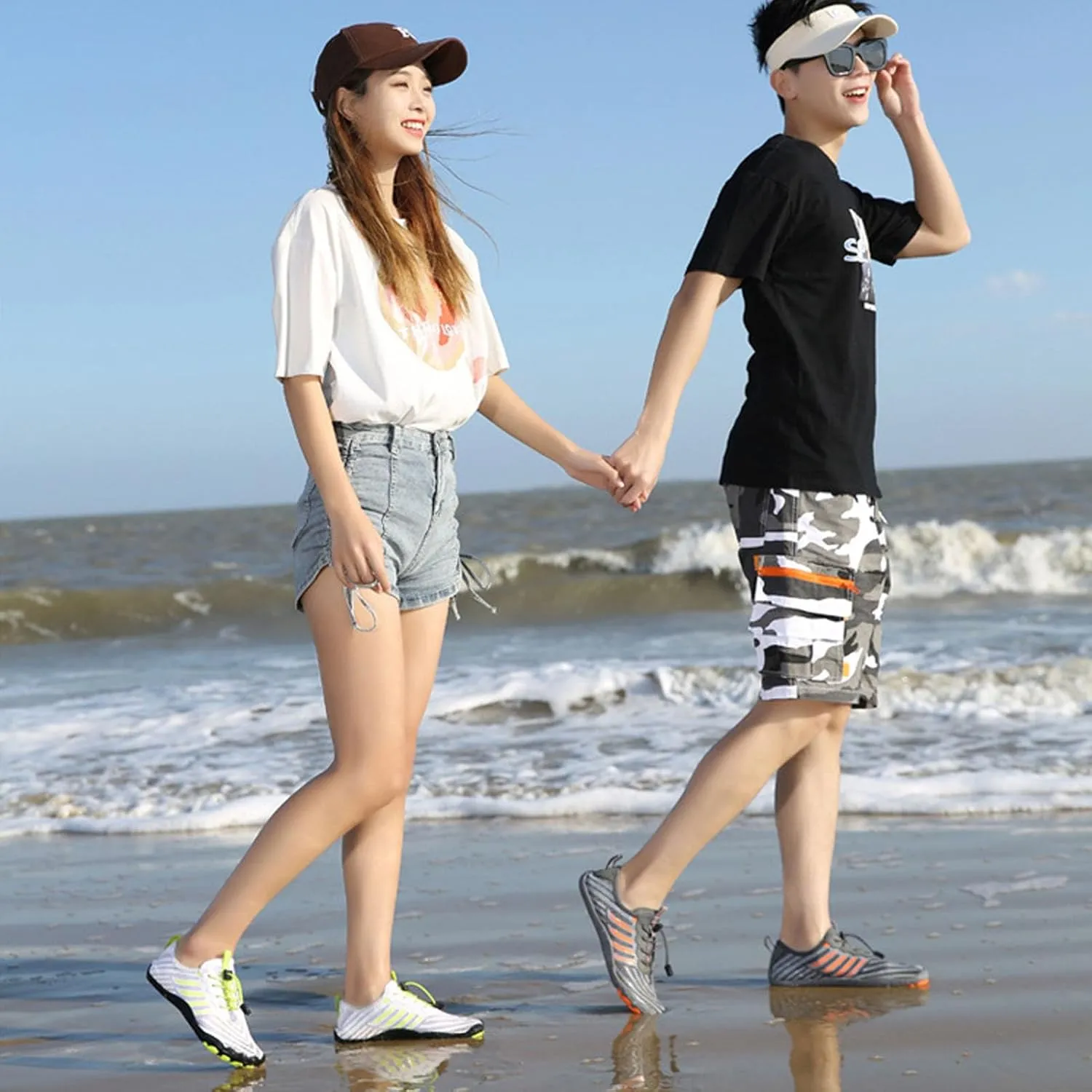 Grounded Footwear for Women Men Hike Barefoot Footwear Barefoot Vitality Shoes Women's Quick Dry Water Shoes