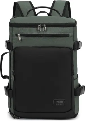 Gym Duffle Bag Backpack 4-Way Waterproof with Shoes Compartment for travel Sport Hiking laptop Business-Grey XL