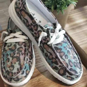 Gypsy Jazz Rainbow Leopard Shoe