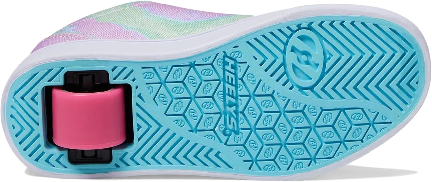 HEELYS Unisex-Child Pro 20 Spongebob (Little Big Kid/Adult) Wheeled Heel Shoe, Light Pink/Aqua, 1 Us