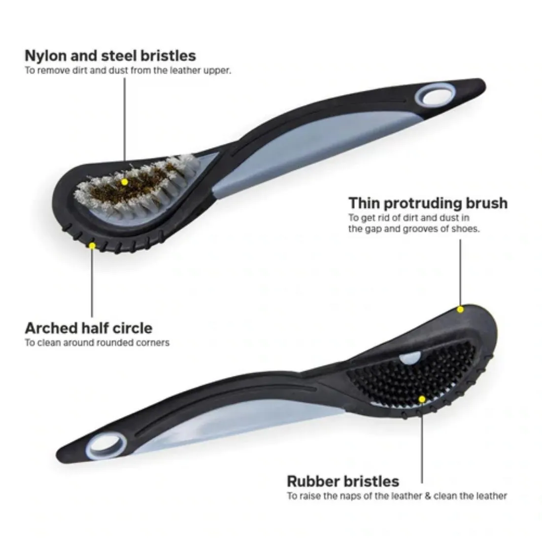Helios Shoe Accessories Kit 1 Nubuck Suede Glower, 1 Nubuck Suede Brush