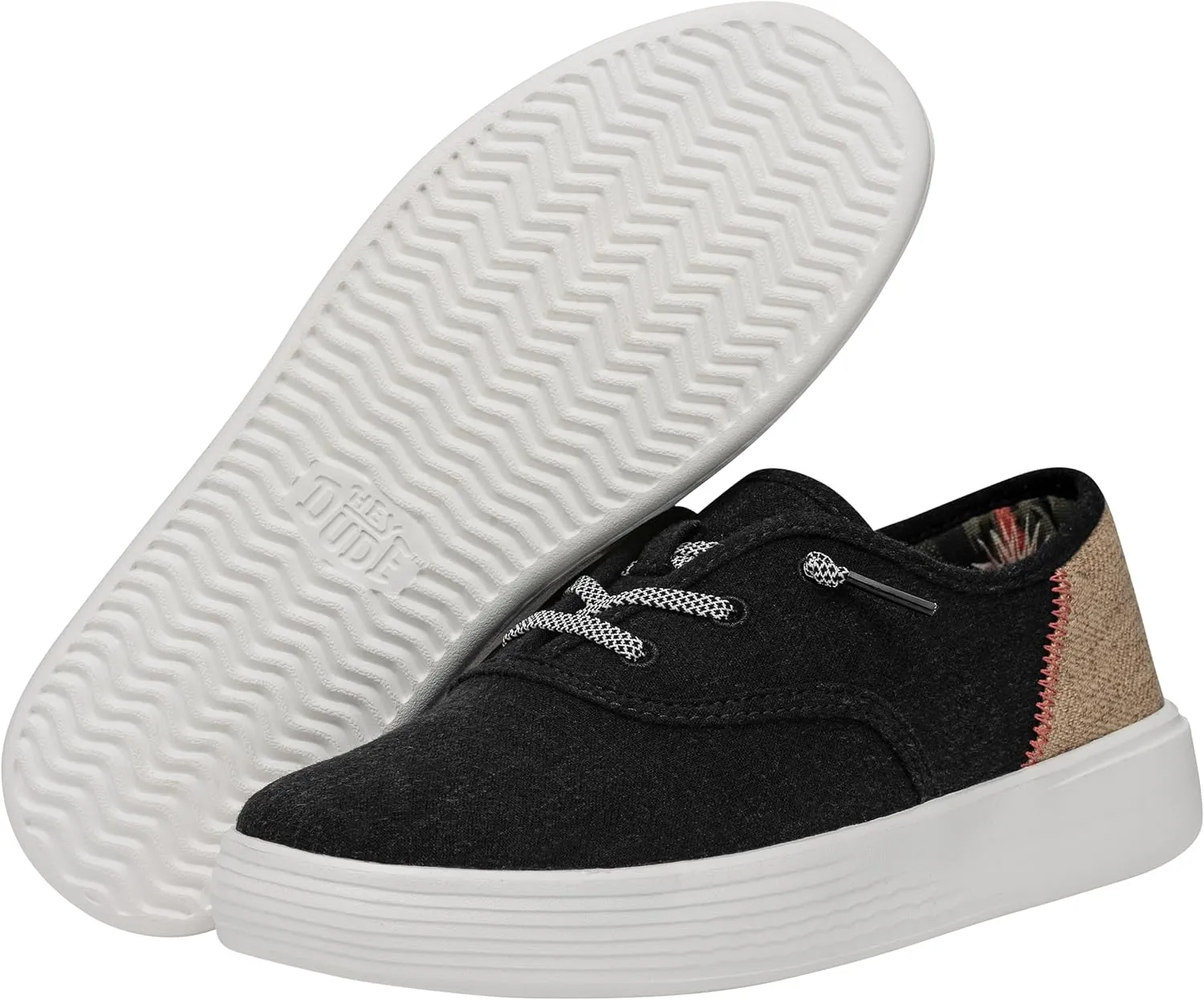 Hey Dude Men's Conway Craft Linen | Men's Shoes | Men's Slip On Sneakers | Comfortable & Light-Weight
