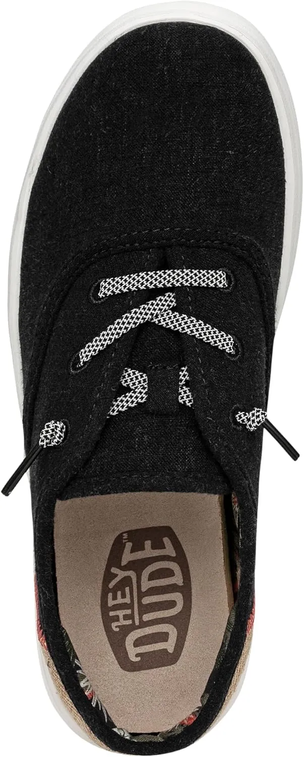 Hey Dude Men's Conway Craft Linen | Men's Shoes | Men's Slip On Sneakers | Comfortable & Light-Weight