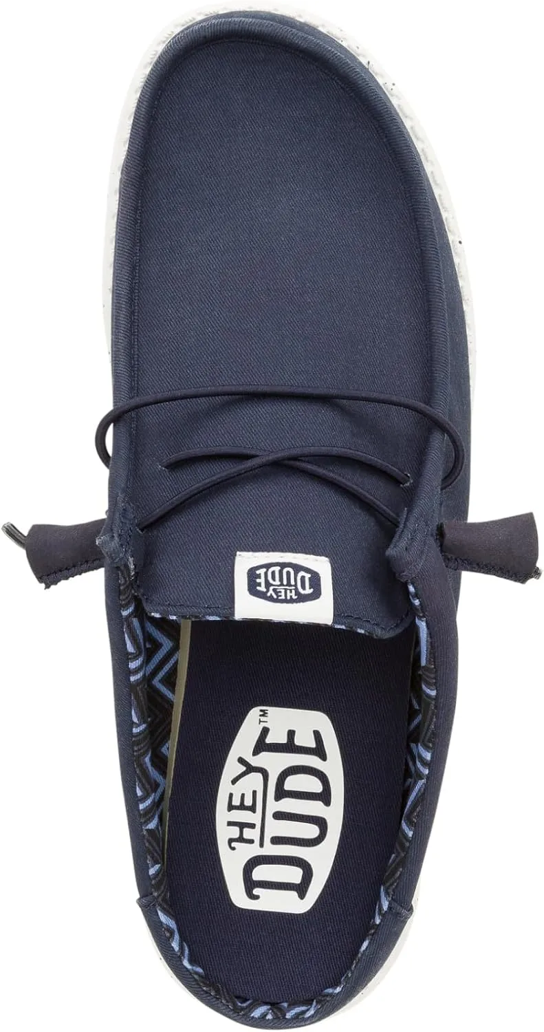 Hey Dude Men's Wally Slip Stretch Canvas | Men's Shoes | Men Slip-on Loafers | Comfortable & Light-Weight