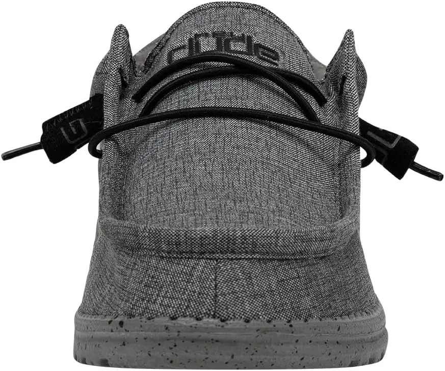 Hey Dude Men's Wally Sox | Men’s Shoes | Men's Lace Up Loafers | Comfortable & Light-Weight