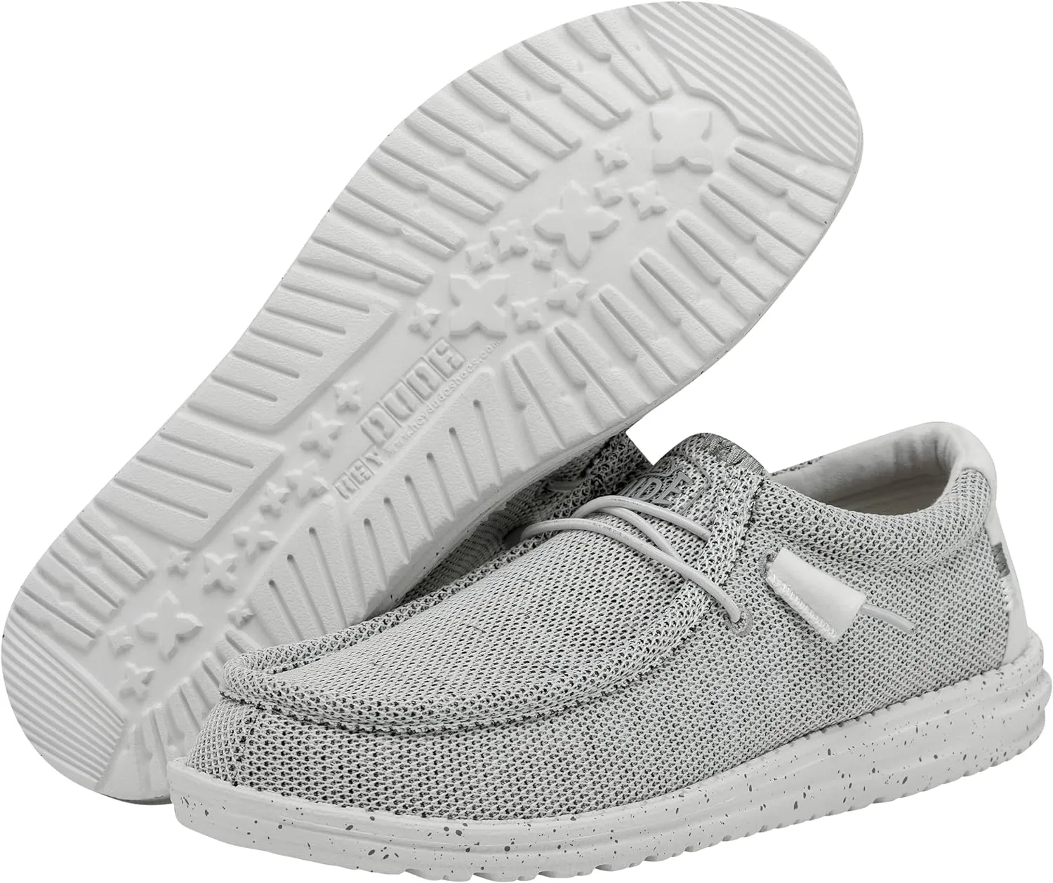 Hey Dude Men's Wally Sox | Men’s Shoes | Men's Lace Up Loafers | Comfortable & Light-Weight