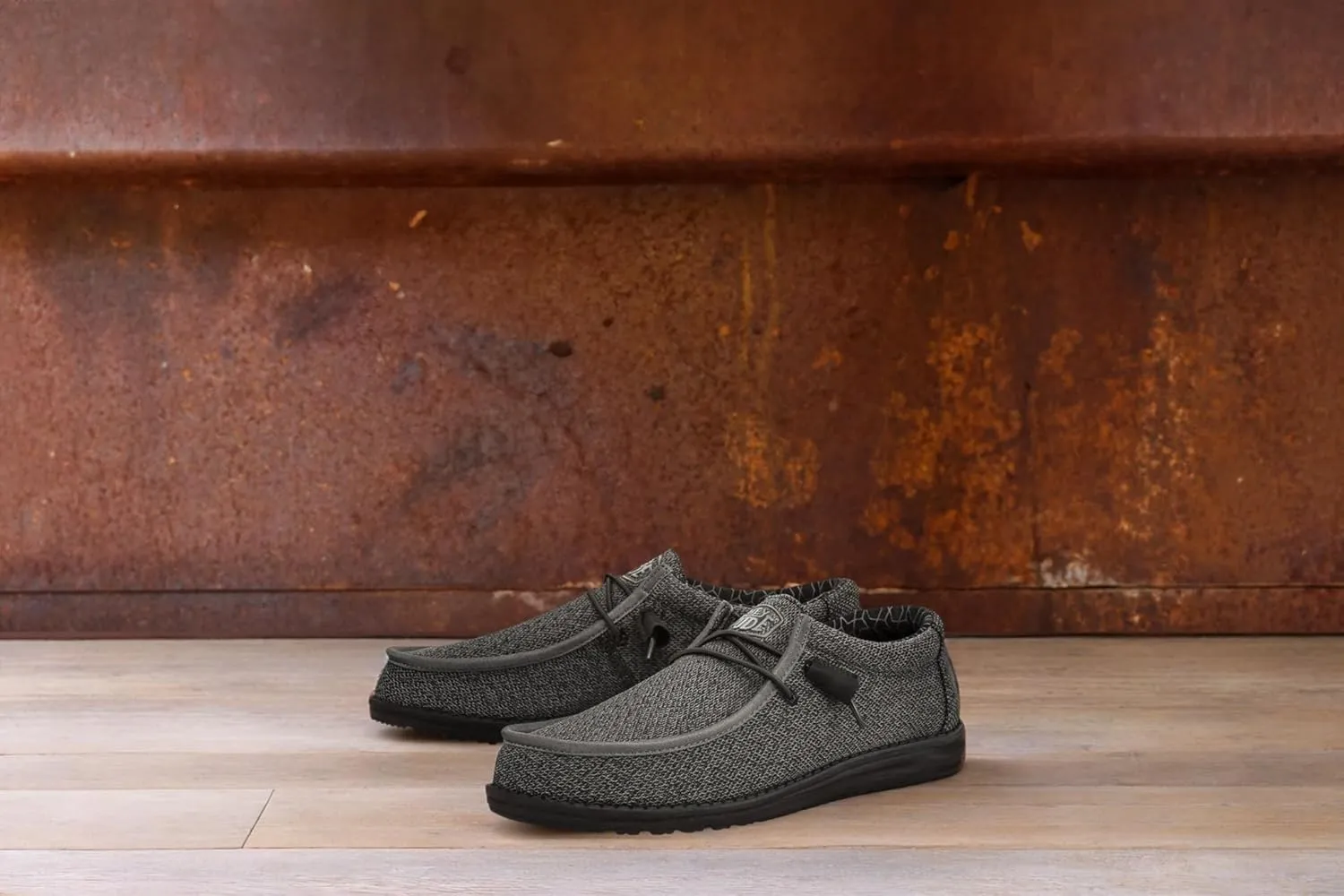 Hey Dude Men's Wally Stretch | Men's Loafers | Comfortable & Light-Weight
