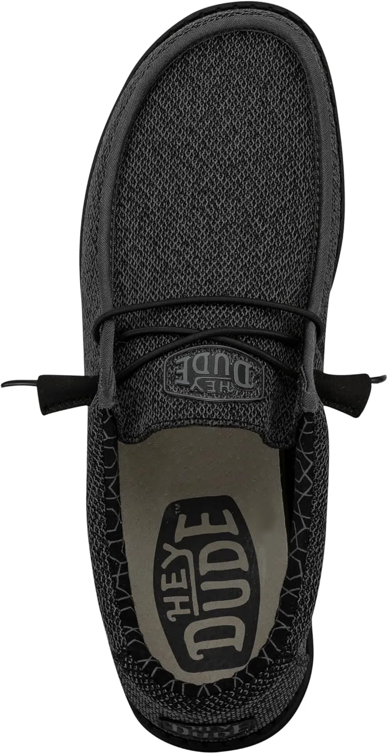 Hey Dude Men's Wally Stretch | Men's Loafers | Comfortable & Light-Weight