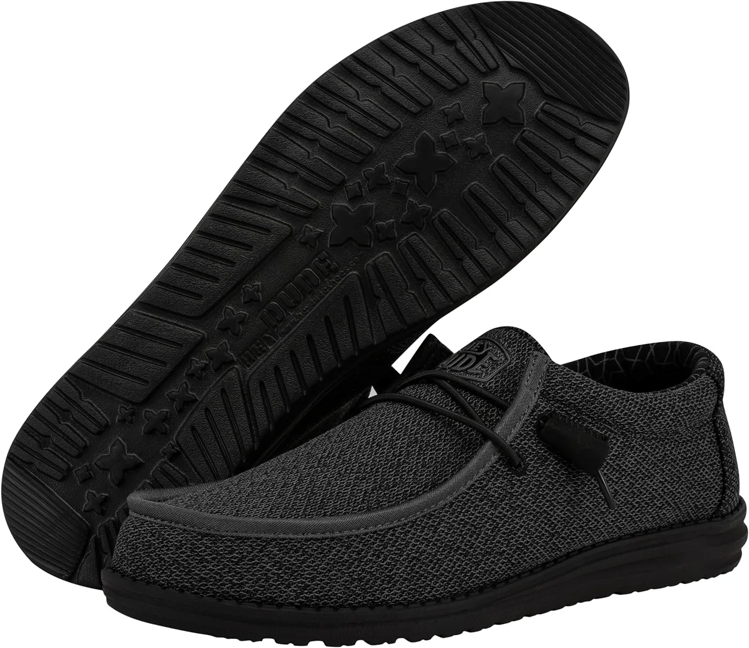 Hey Dude Men's Wally Stretch | Men's Loafers | Comfortable & Light-Weight