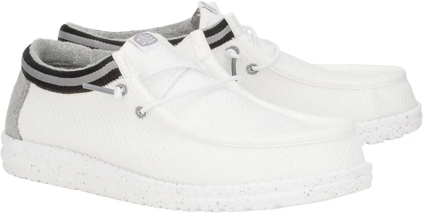 Hey Dude Men's Wally Varsity Jersey, Men’s Shoes, Men's Slip-on Loafers, Comfortable & Light-Weight
