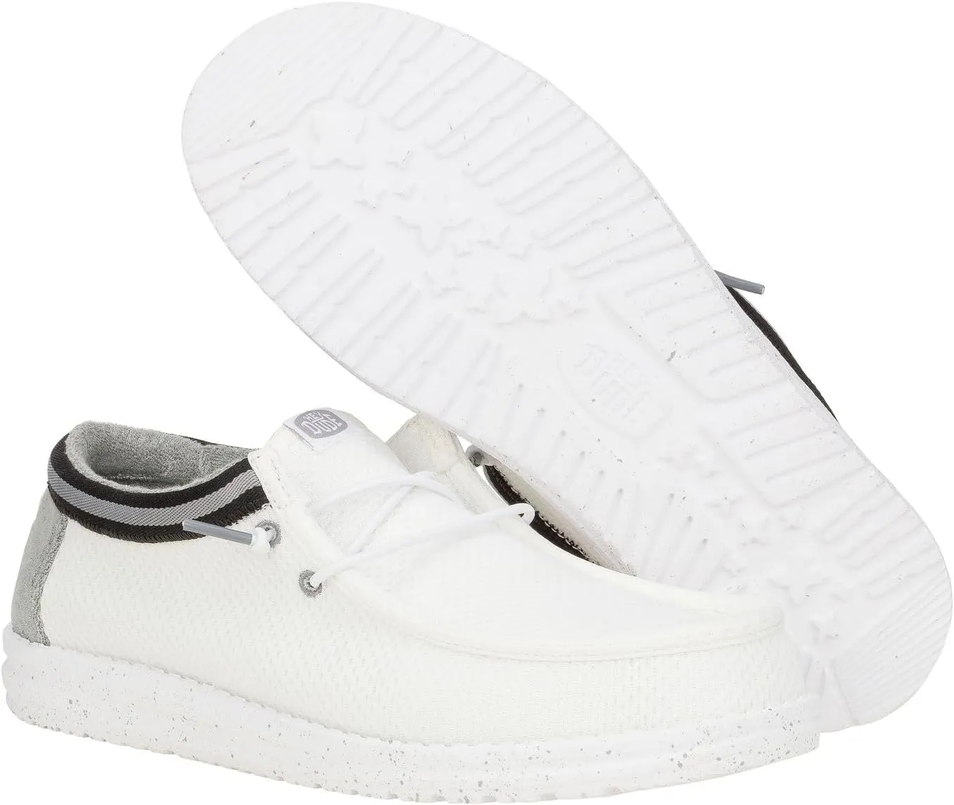 Hey Dude Men's Wally Varsity Jersey, Men’s Shoes, Men's Slip-on Loafers, Comfortable & Light-Weight