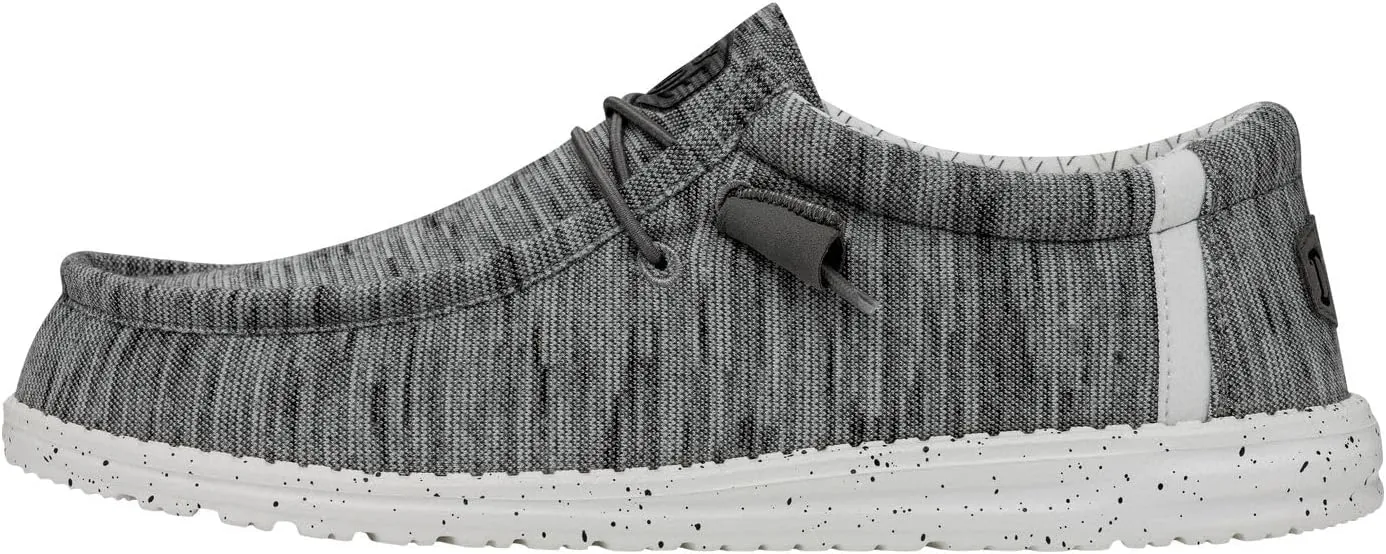Hey Dude Men's Wally Wash | Men’s Shoes Lace Up Loafers Comfortable & Light-Weight