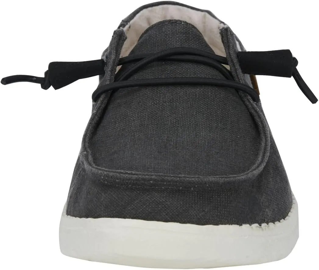 Hey Dude Women's Wendy Chambray Lace-Up Loafer