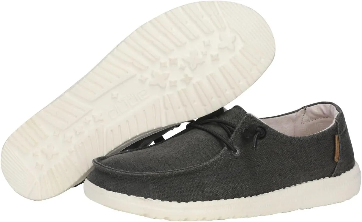 Hey Dude Women's Wendy Chambray Lace-Up Loafer