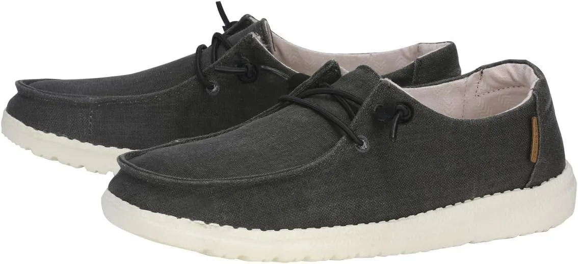 Hey Dude Women's Wendy Chambray Lace-Up Loafer