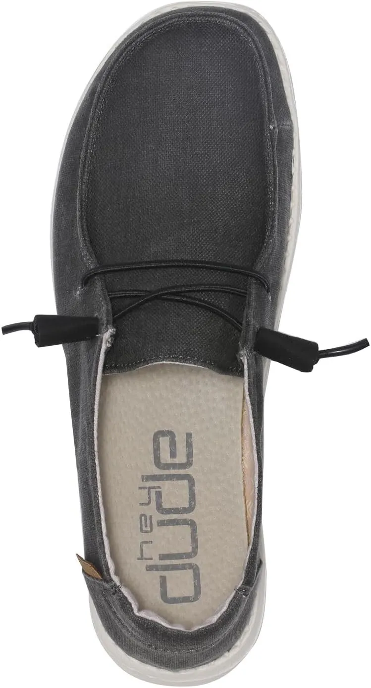 Hey Dude Women's Wendy Chambray Lace-Up Loafer
