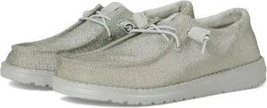 Hey Dude Women's Wendy Funk Sparkle Silver 12 Medium