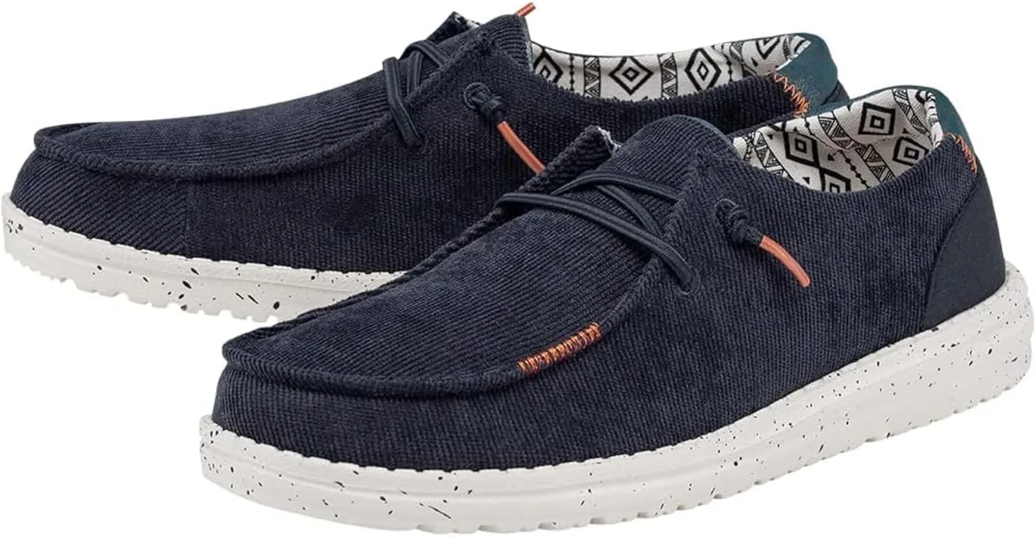 Hey Dude Women's Wendy Linen | Women’s Shoes | Women’s Lace Up Loafers | Comfortable & Light-Weight