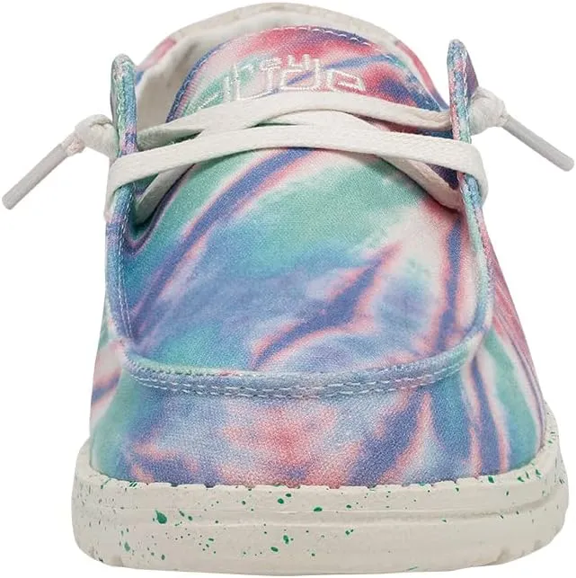 Hey Dude Women's Wendy Linen | Women’s Shoes | Women’s Lace Up Loafers | Comfortable & Light-Weight