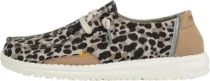 Hey Dude Women's Wendy Linen | Women’s Shoes | Women’s Lace Up Loafers | Comfortable & Light-Weight