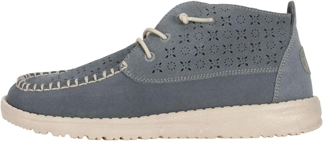 Hey Dude Women's Wendy Mid Suede Boho | Women's Shoes | Women's Slip On Loafers | Comfortable & Light-Weight