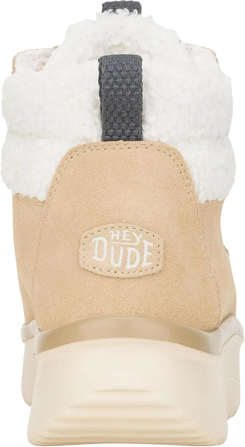 Hey Dude Women's Wendy Peak Apres Suede Cozy Ankle Boot