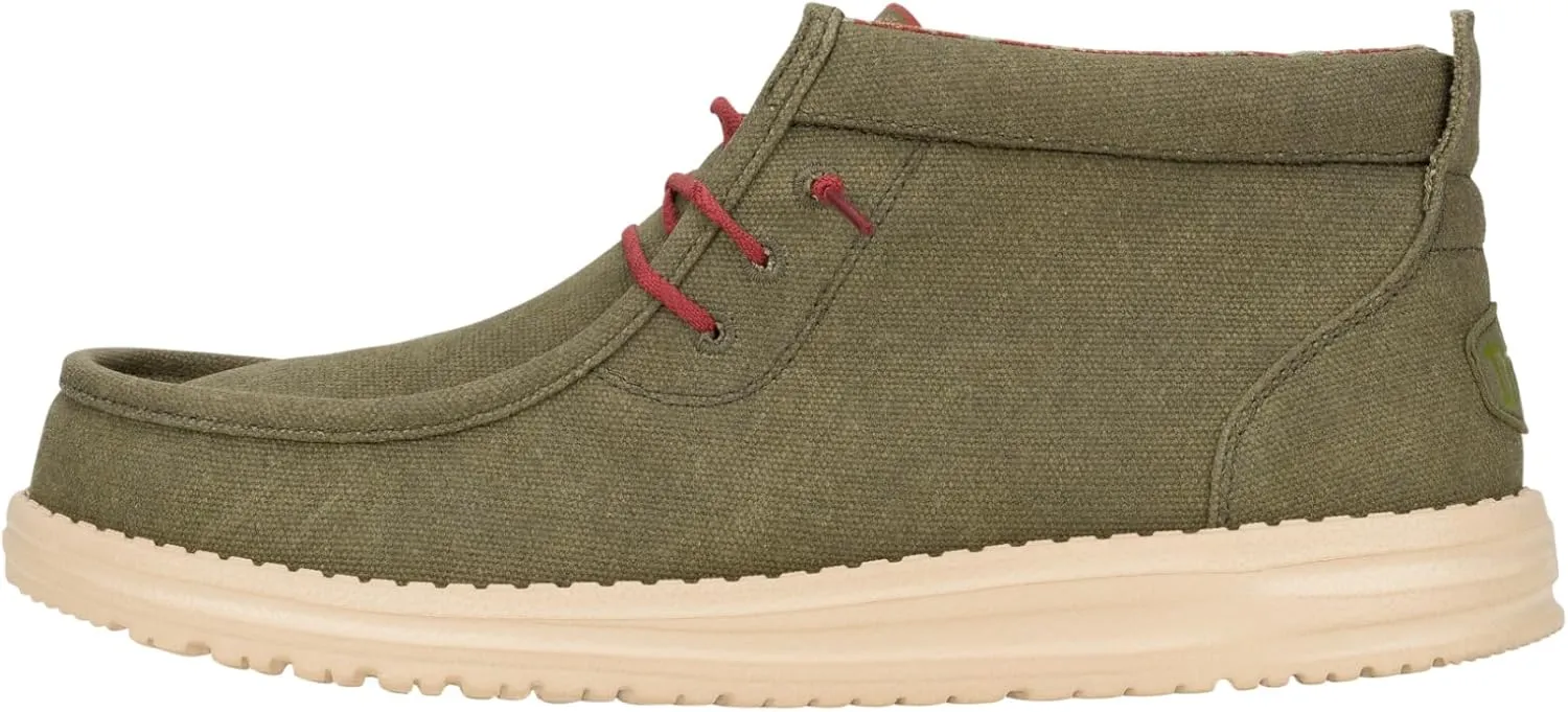 HEYDUDE Wally Mid Stretch, Pull on Boots, Comfortable & Light-Weight